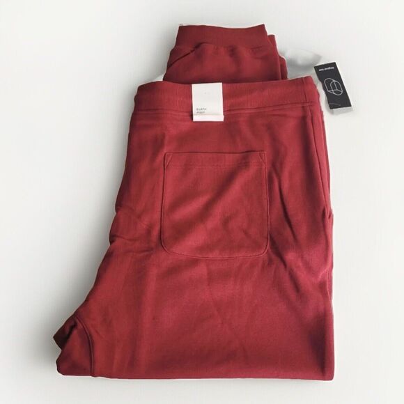 Original Use Men's Big & Tall Drawstring Knit Jogger Pants Red Size 5XLT NEW! - Picture 3 of 6